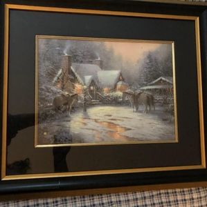 Thomas Kinkade "Christmas Welcome"